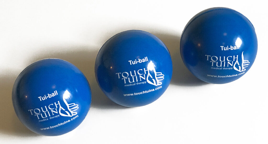 Touch Tuina essential massage balls, available at the Kentish Town clinic