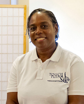 Ann-Marie Duberry, Touch Tuina senior practitioner is pictured in the Kentish Town clinic
