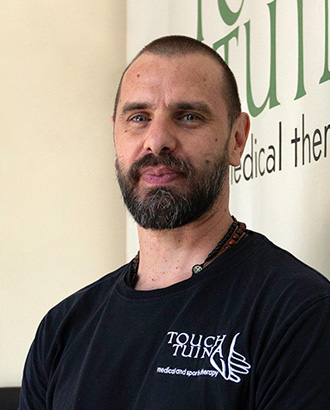 About us - Peter Nagy, Touch Tuina senior practitioner is pictured in the Kentish Town clinic