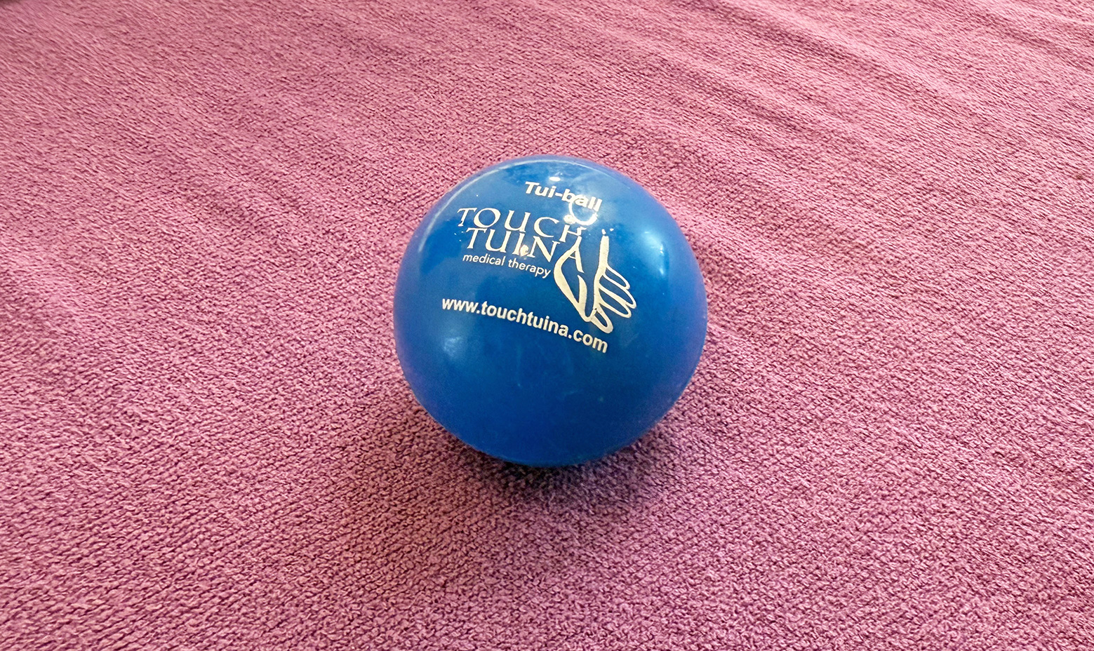 The Tui Ball is the perfect exercise aid that you can take anywhere