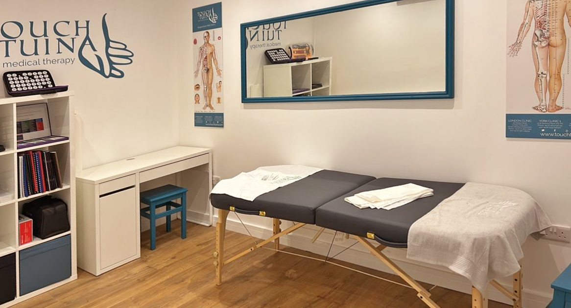 A treatment area in our new clinic in York