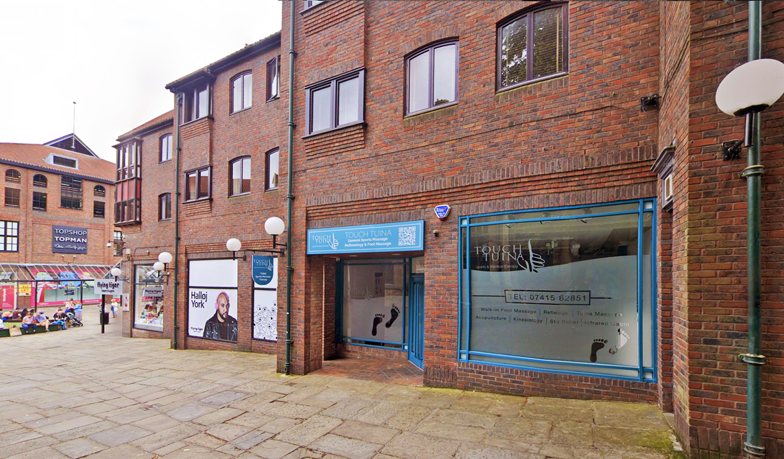 The outside of our new York clinic in the heart of the Coppergate Centre