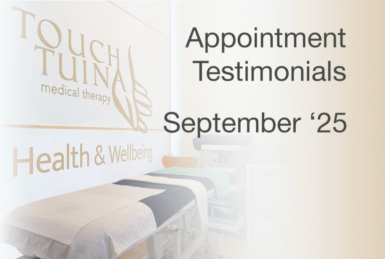 Another great selection of nice comments that our cliebnts have made on their appointment testimonials for September