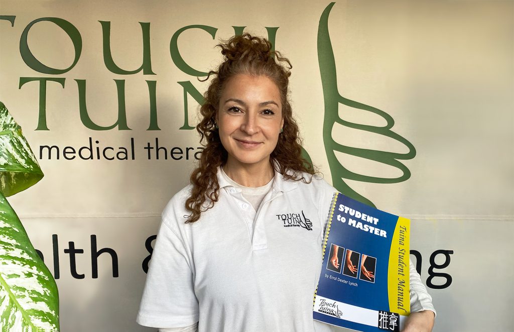 Mariana Arando is,committed to spreading the Tuina message to her Touch Tuina students