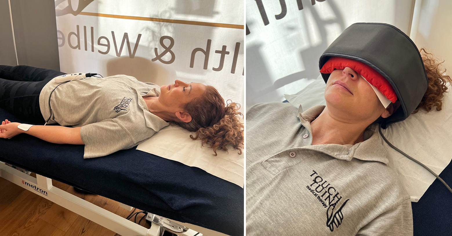 Electrical Muscle Stimulation activates and strengthens muscles and is part of our 30 minute health circuit
