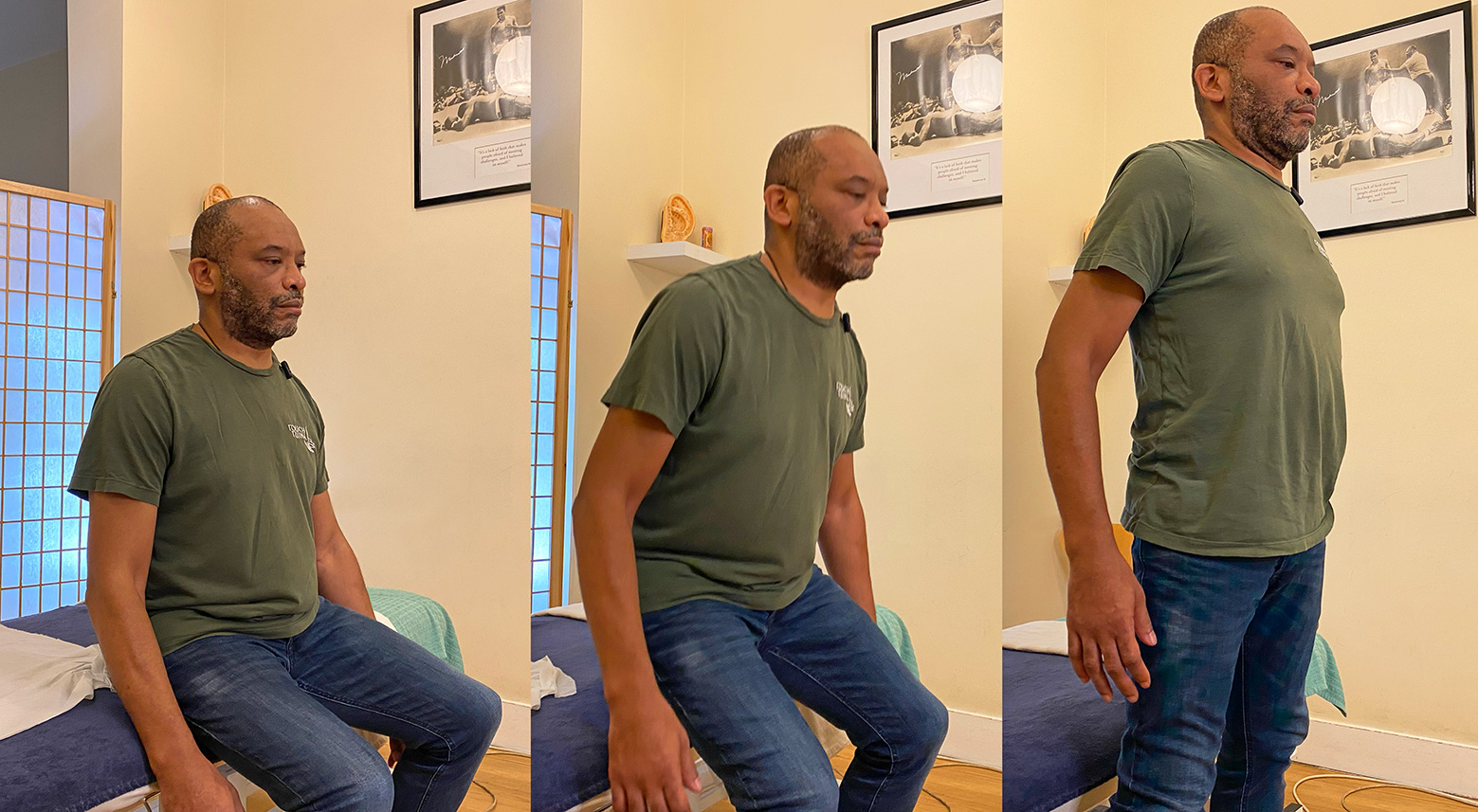 The Sit to Stand exercise is an effective stretch for Stroke victims