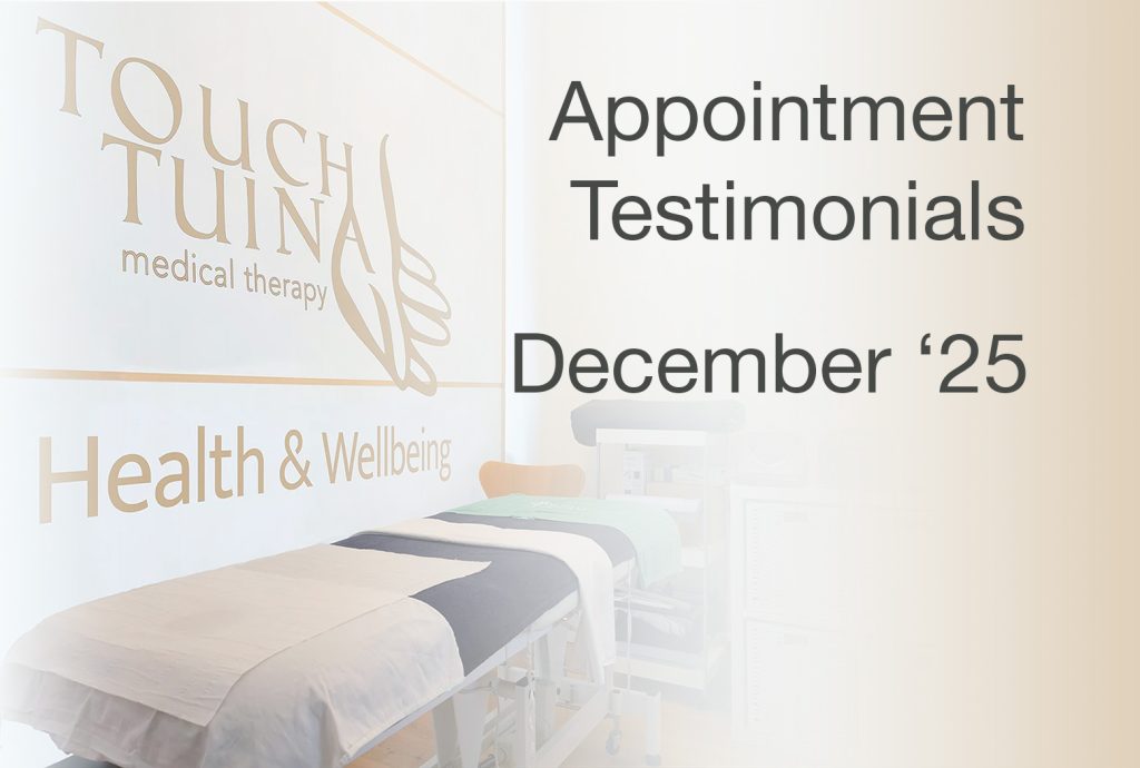 Read a selection of the lovely things people have said in their Appointment testimonials for December