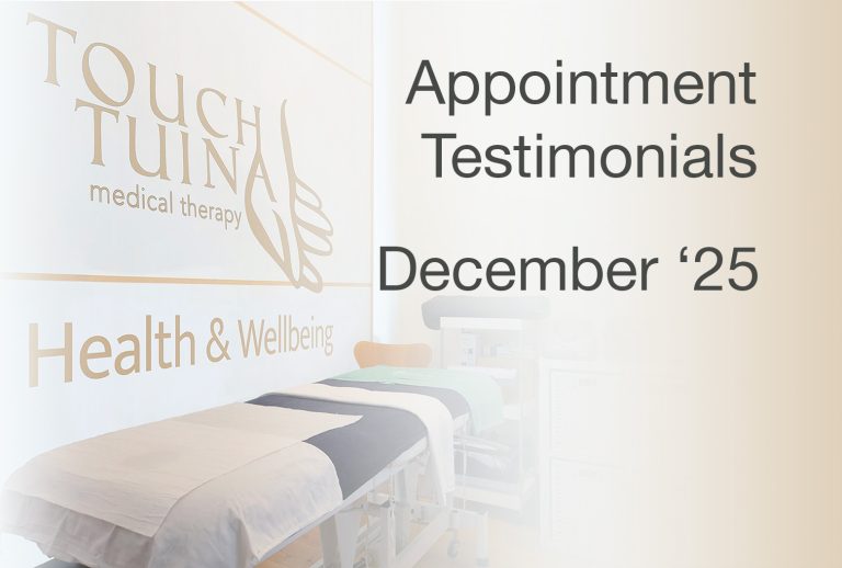 Read a selection of the lovely things people have said in their Appointment testimonials for December