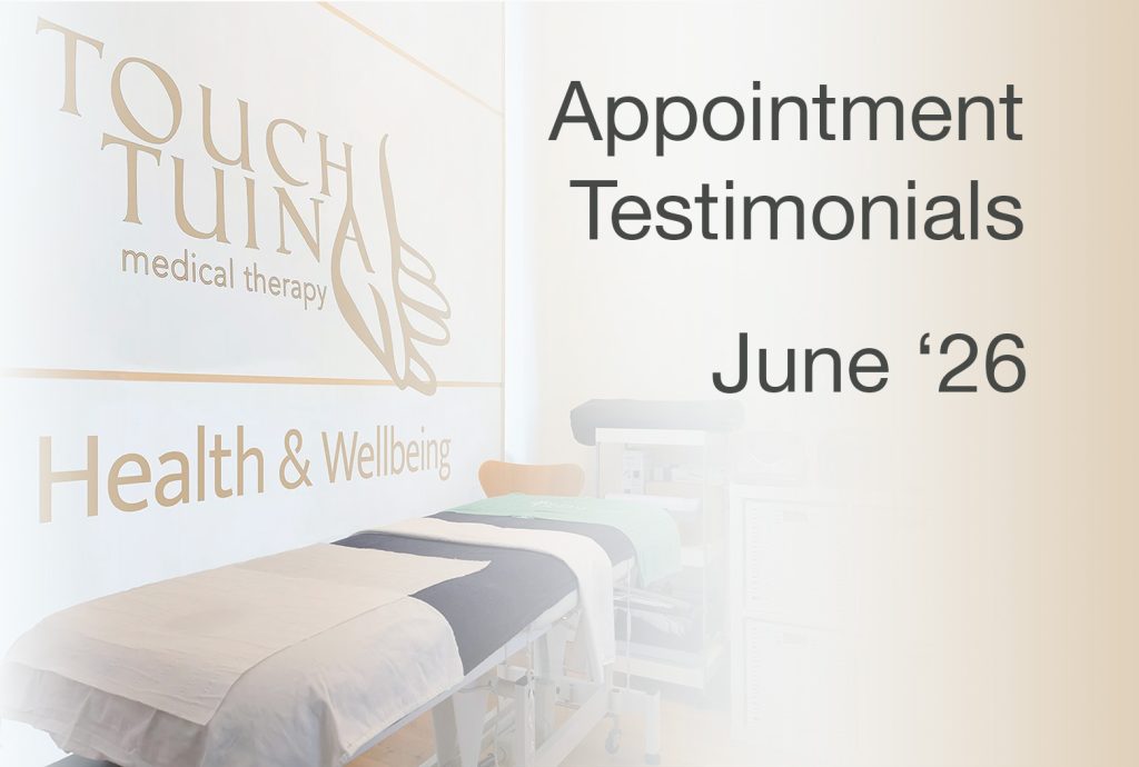 Appointment testimonials for June '26