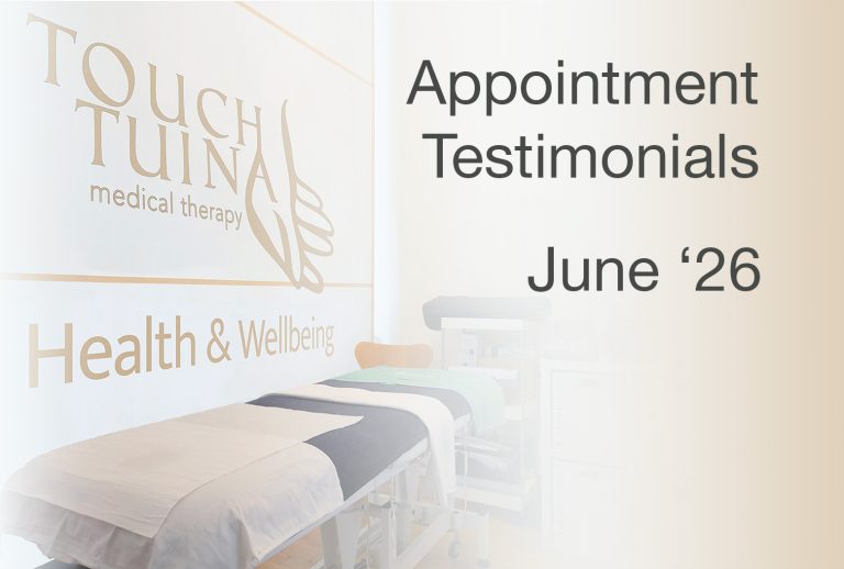 Appointment testimonials for June '26