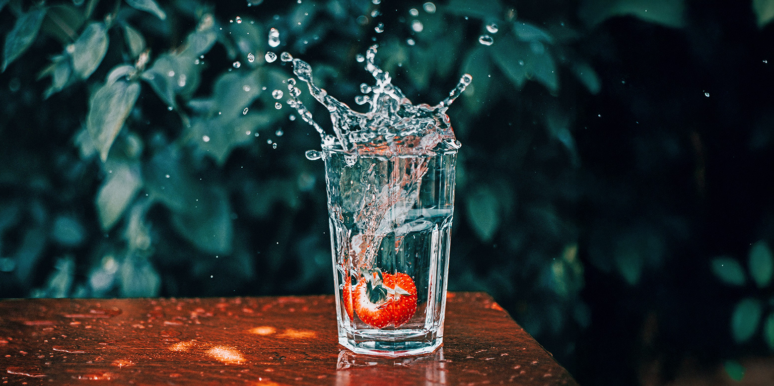 Water can be flavoured to make the taste more interesting